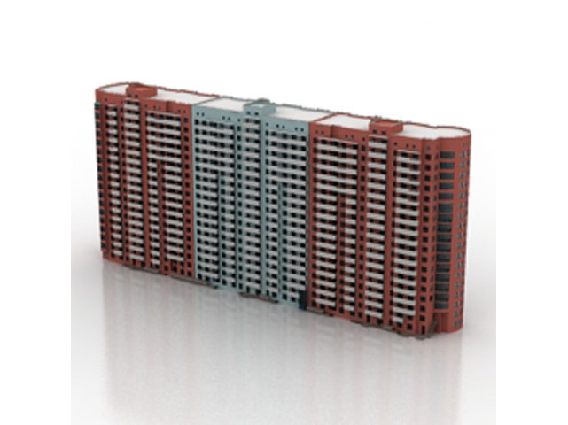 Free Building N57 3D model_2 For Architecture 3Ds Max Model Download